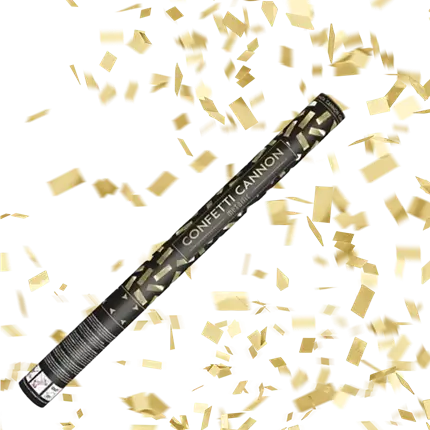Confetti cannons 60 CM Gold