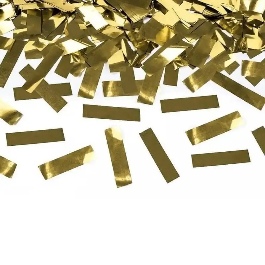 Confetti cannons 40cm GOLD