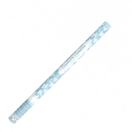 Confetti cannons 80 CM White butterflies