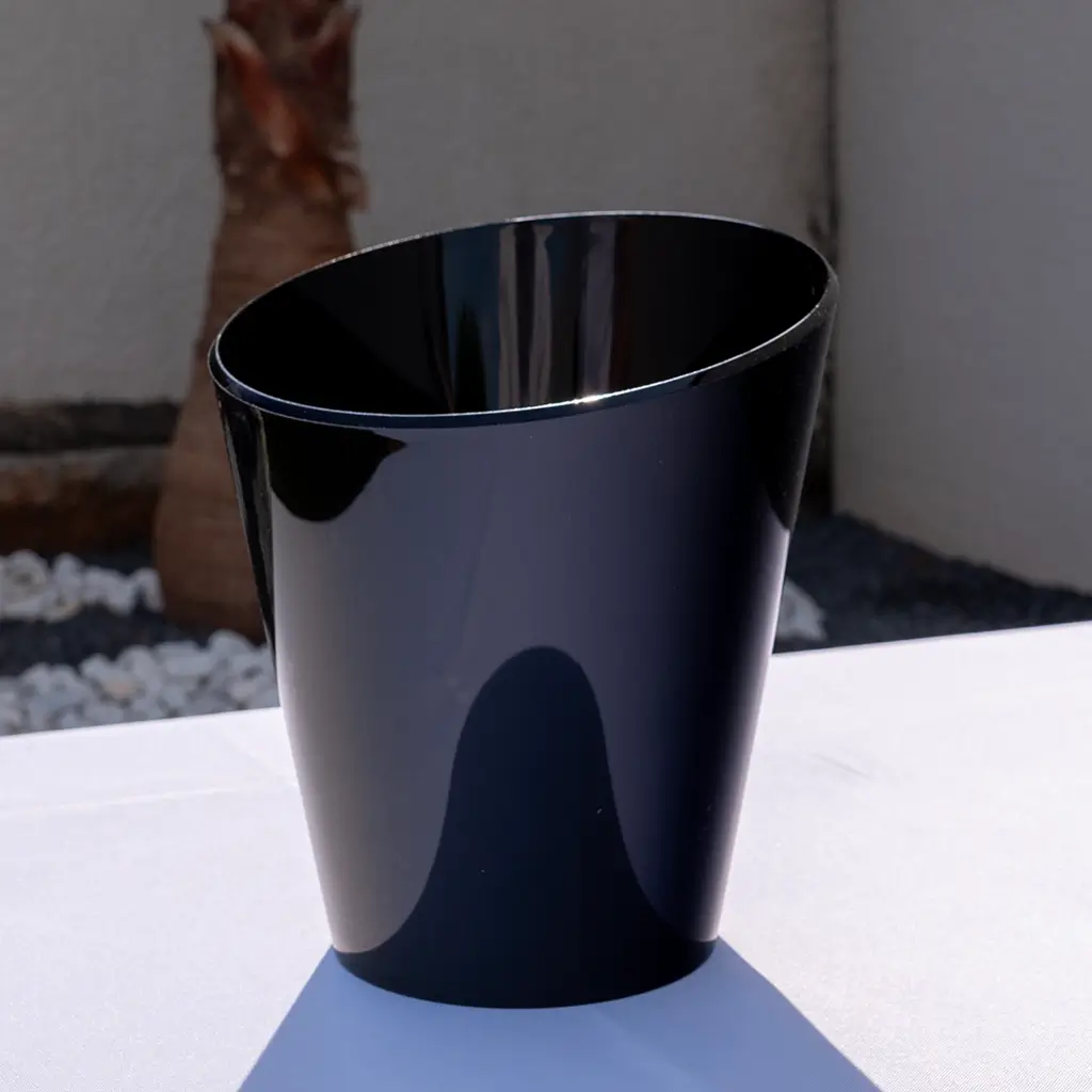  Black Acrylic champagne bowl (small model)