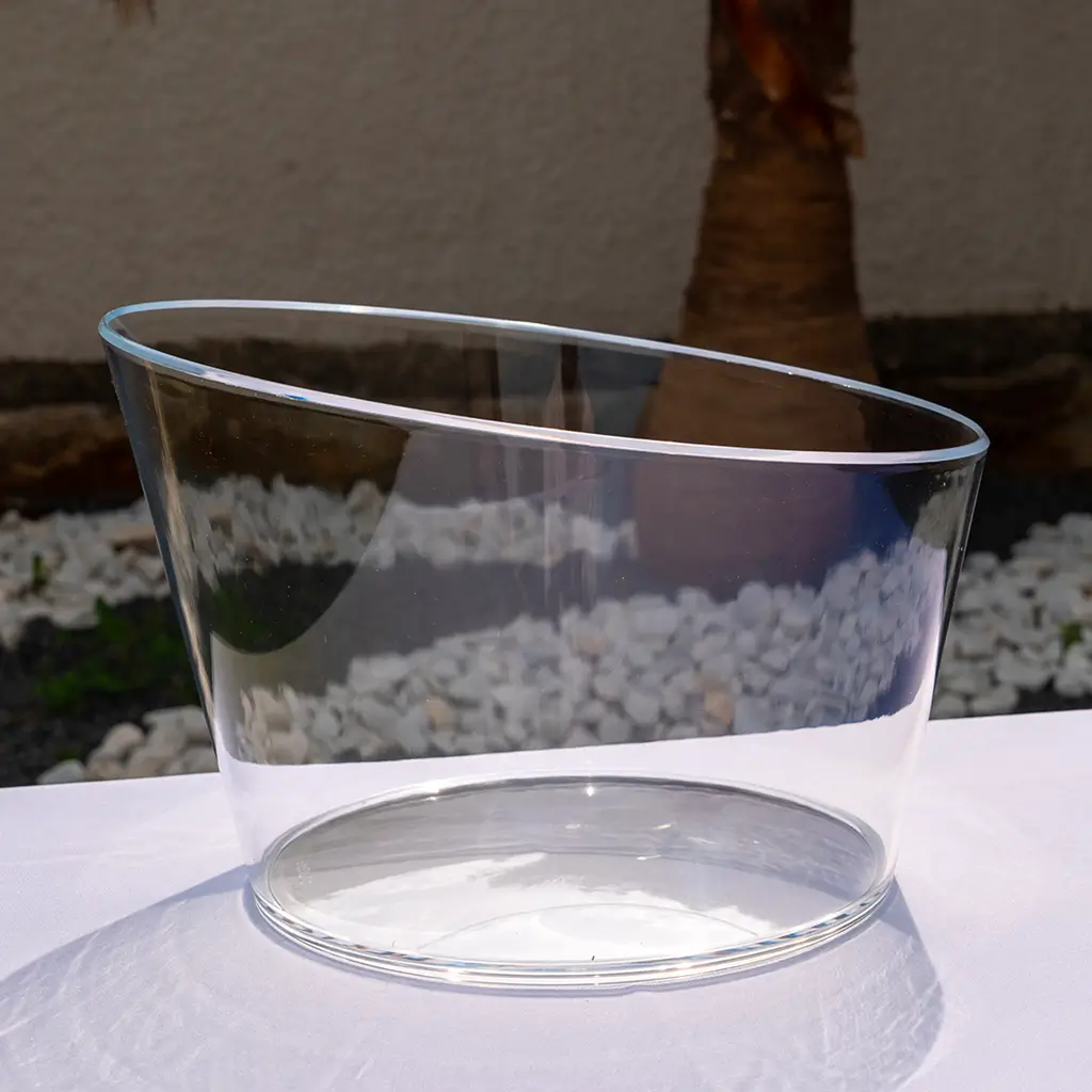 Acrylic transparent champagne vase (large model)