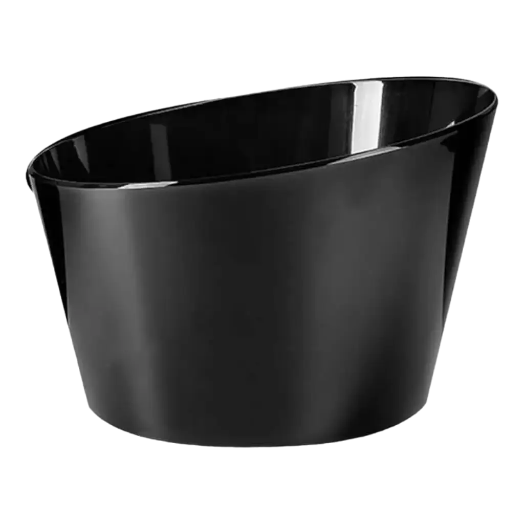 Black Acrylic champagne bowl (large model)