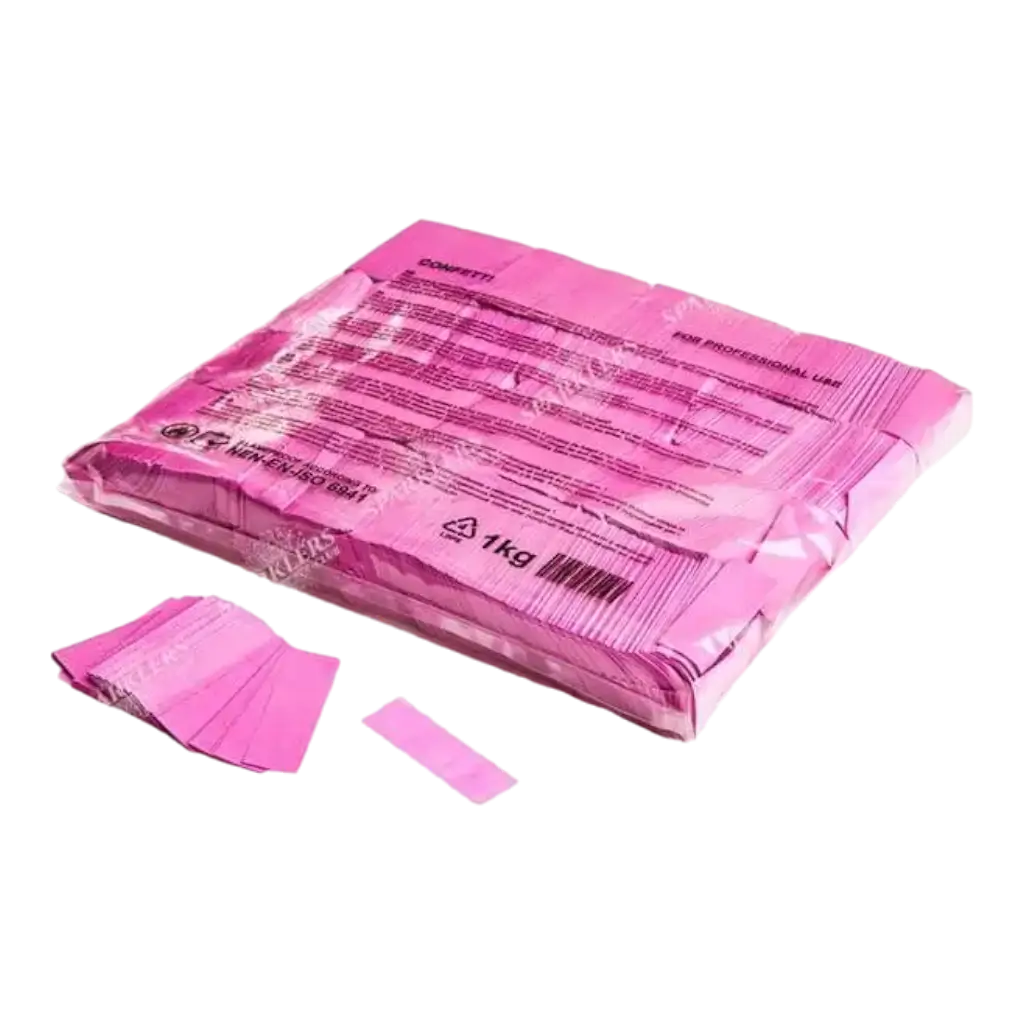 1KG Magic FX pink confetti bag