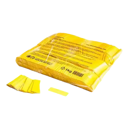 1KG yellow confetti bag