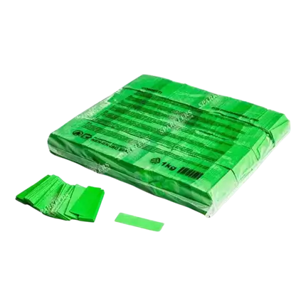 1KG bag of green confetti
