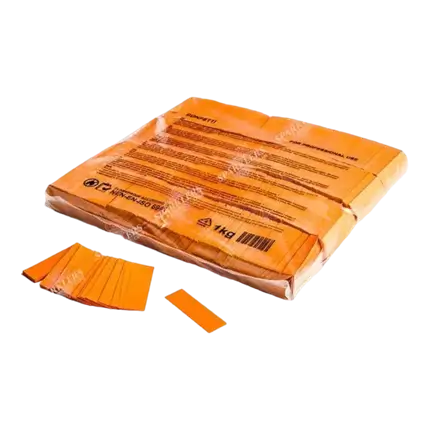 1KG bag of orange confetti