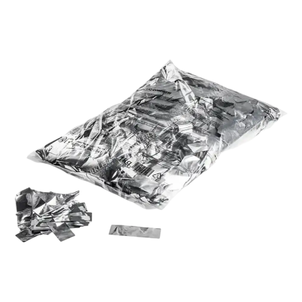 1KG bag of Magic FX metallic silver confetti