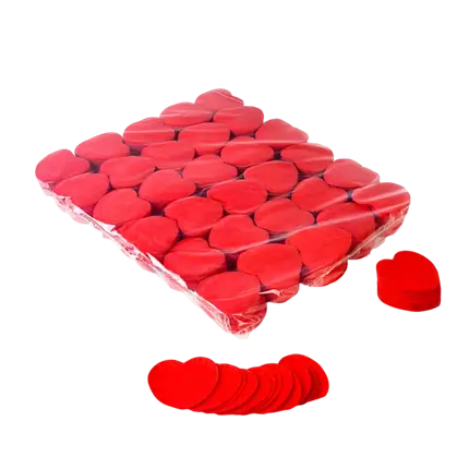 1KG bag of red heart confetti