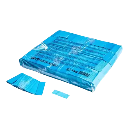 1KG blue confetti bag