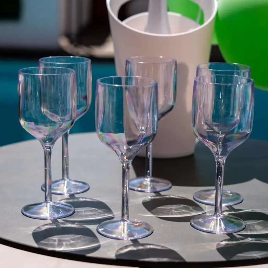 Sauvignon wine glass in transparent SAN