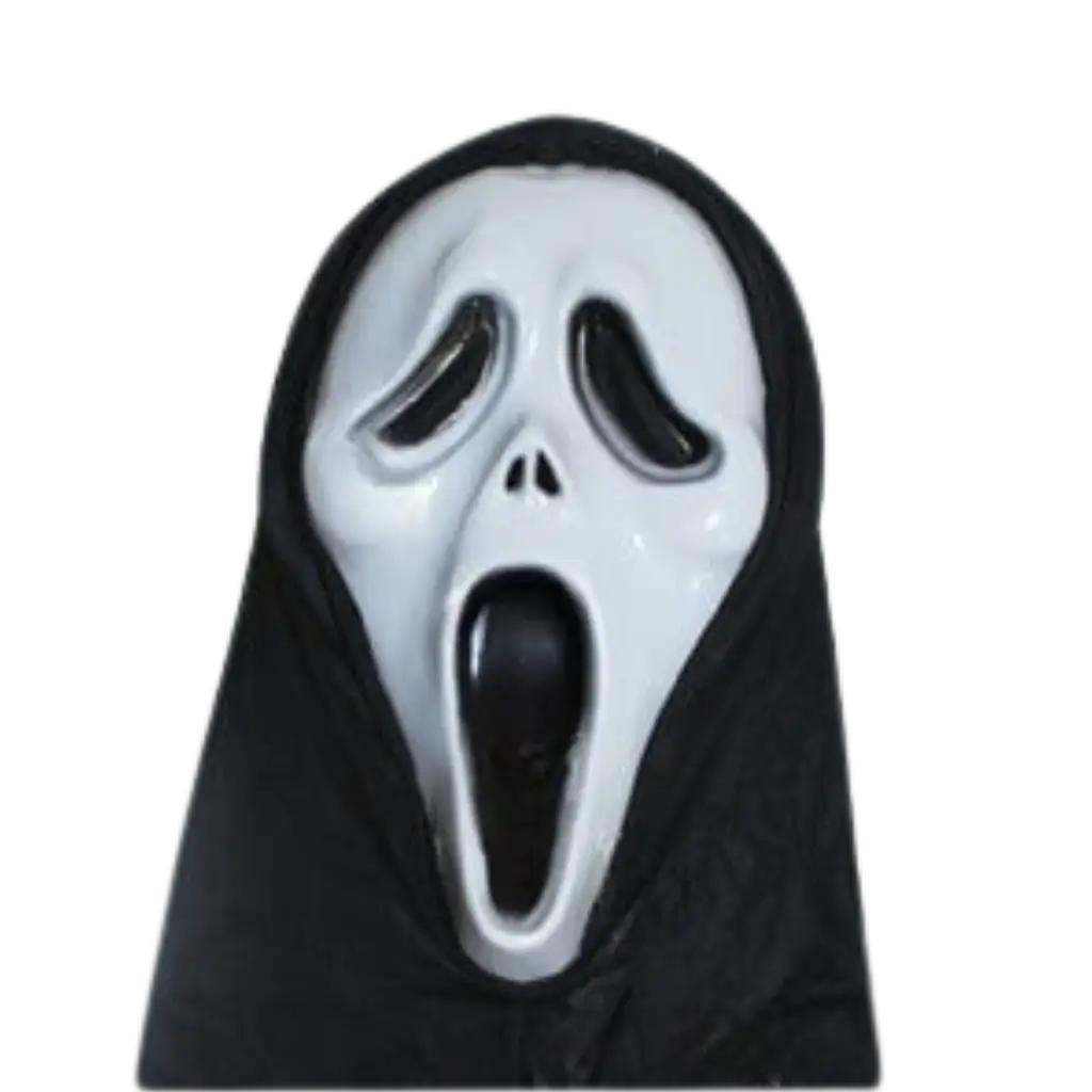 Ghost mask with bonnet