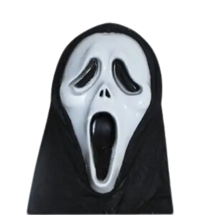 Ghost mask with bonnet