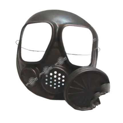 Fake plastic gas mask