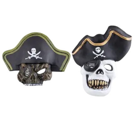 Skull and crossbones mask