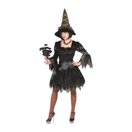Black witch woman