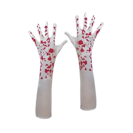 Bloody pair of gloves