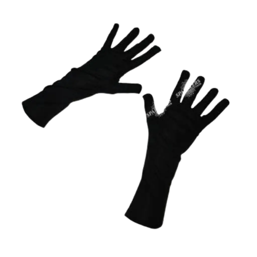 Pair of black gloves