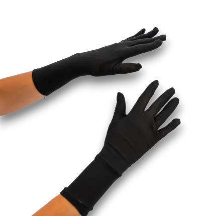 Pair of black gloves