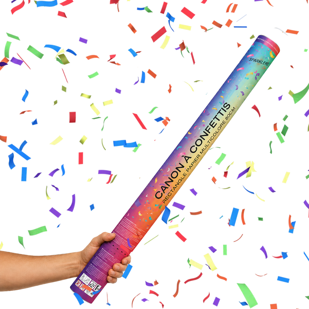 Confetti cannons 80 CM Mix