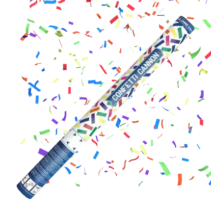 Confetti cannons 80 CM Mix