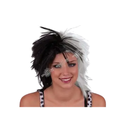 Cruella Wig BLACK & WHITE