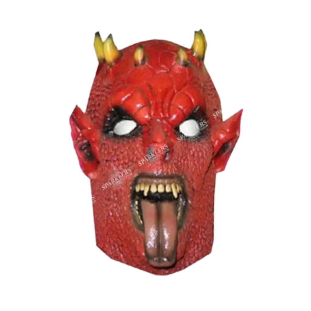 Red devil mask