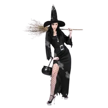 witch disguise BLACK Size S-M