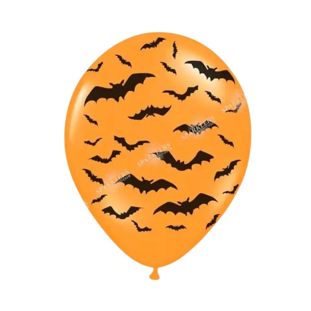Pack of 50 Halloween Balloons Bat