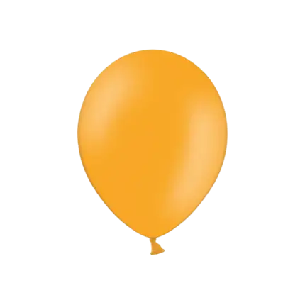 Pack of 100 Orange Metallic Balloons