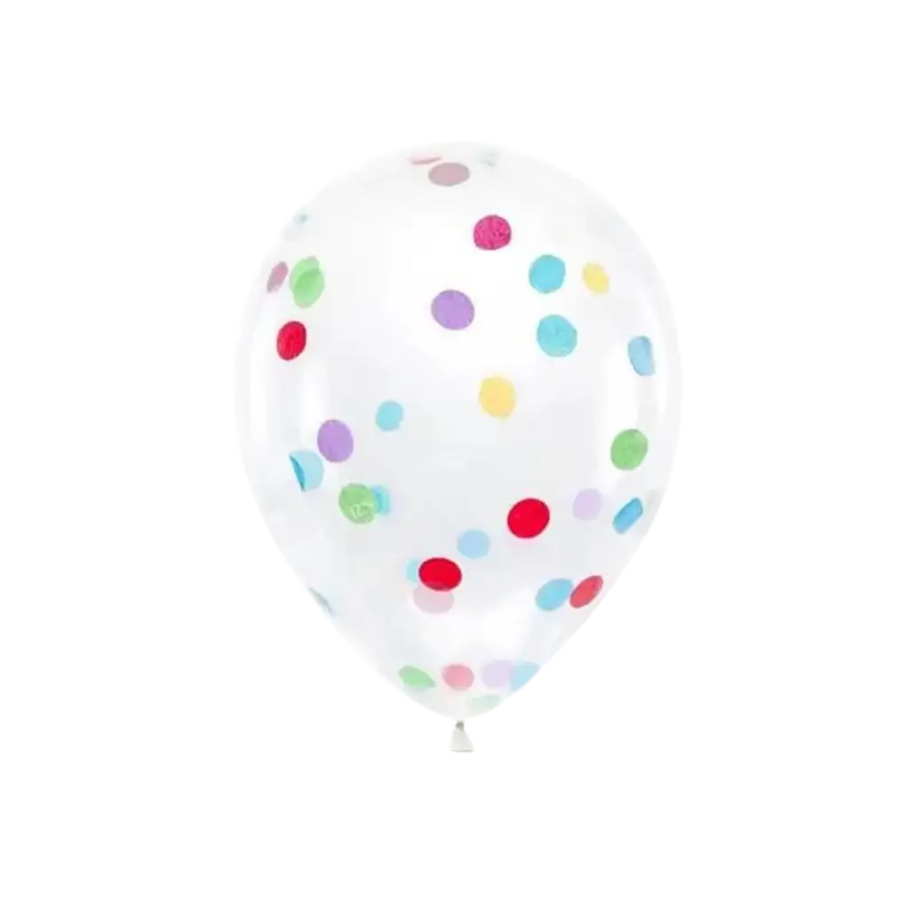 Pack of 6 Confetti Balloons