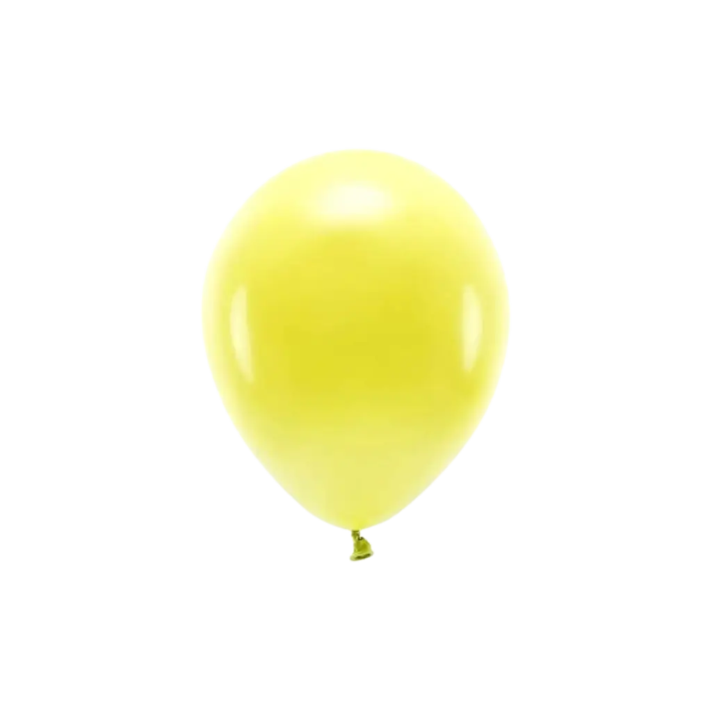 Pack of 100 Yellow Biodegradable Balloons