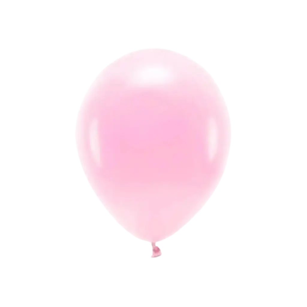 Pack of 100 Biodegradable Pastel Balloons Light Pink