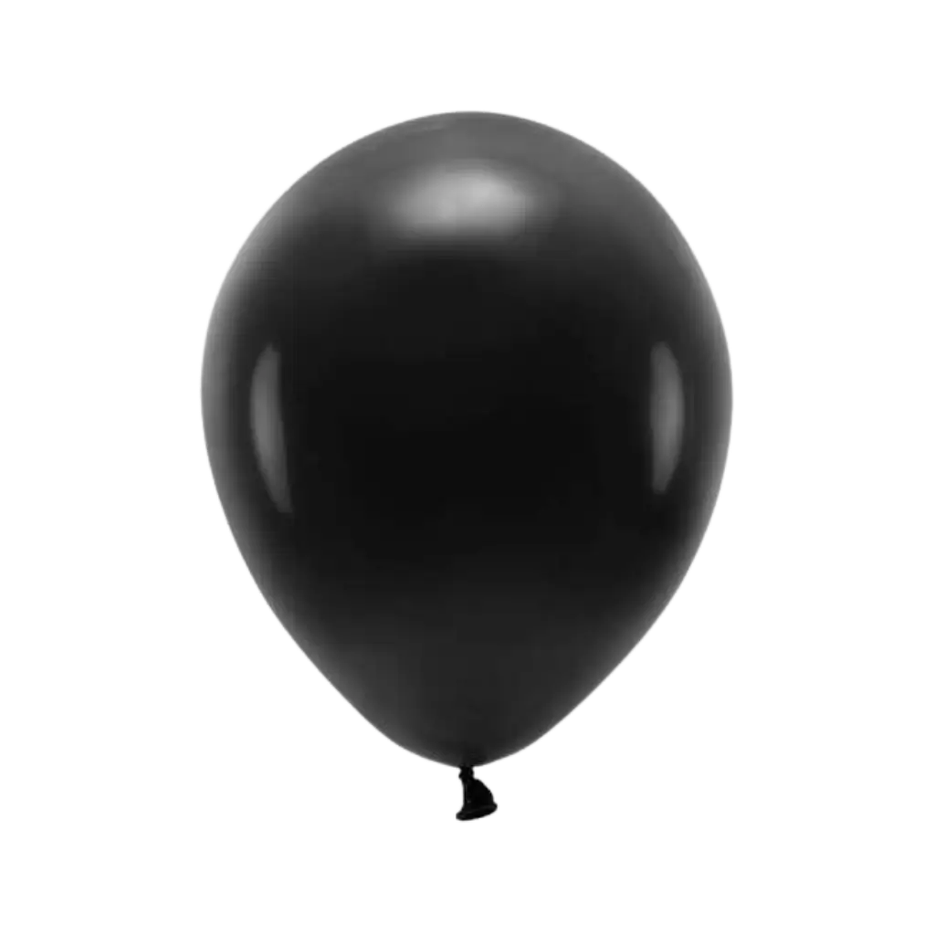 Pack of 100 Black Biodegradable Balloons