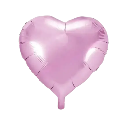 Heart balloon pink metallic 61cm