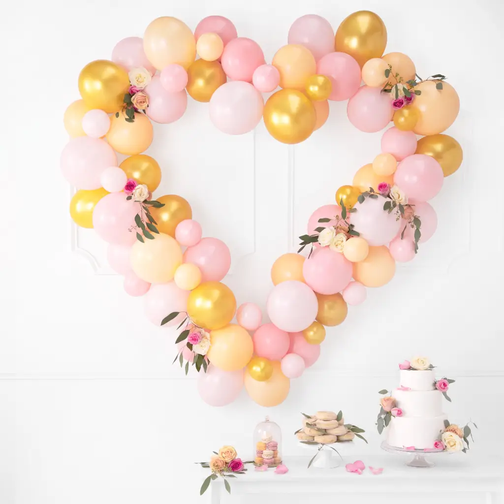 Pack of 100 metallic gold balloons