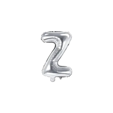 Balloon Letter Z silver - 35cm