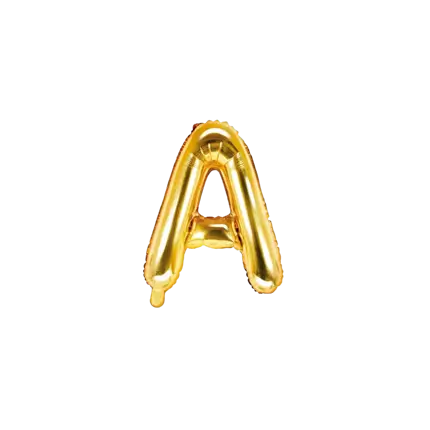 Balloon Letter A GOLD - 35cm