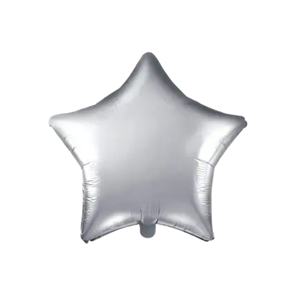 Balloon Metal Star Silver 48cm