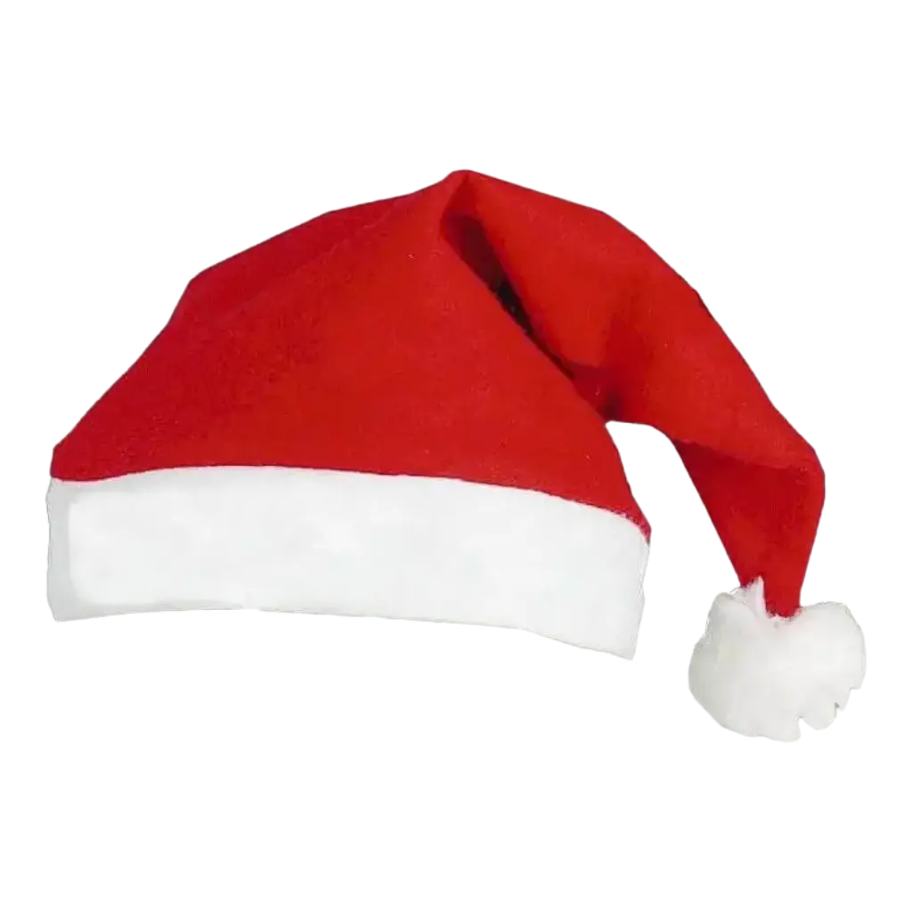 Christmas hat with pompom Adult