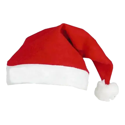 Christmas hat with pompom Adult