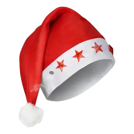 Luminous Christmas hat for adults