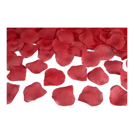 100 red rose petals