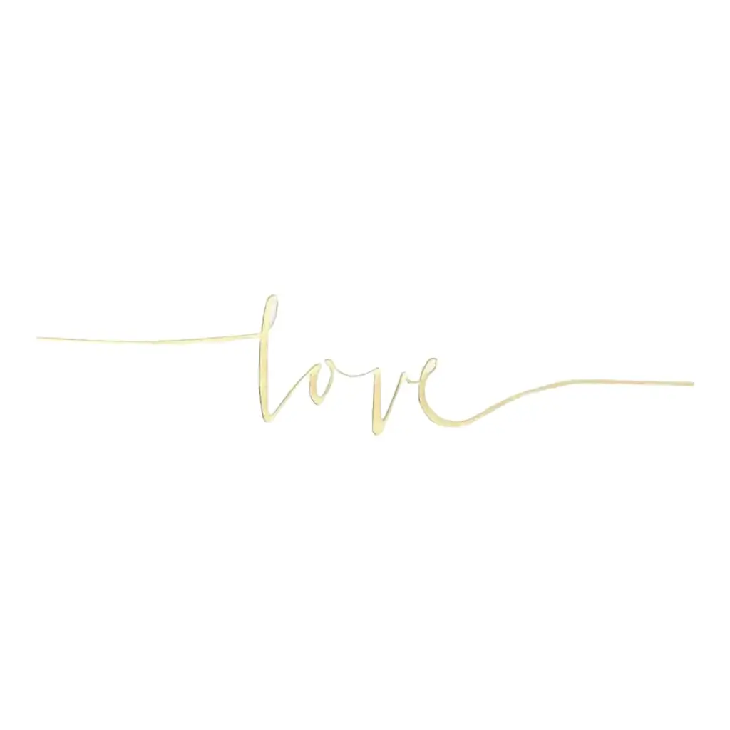 Guestbook "Love" Gold