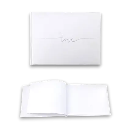 Guestbook Love Silver