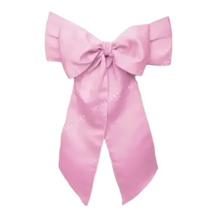Set of 10 pink chair bows