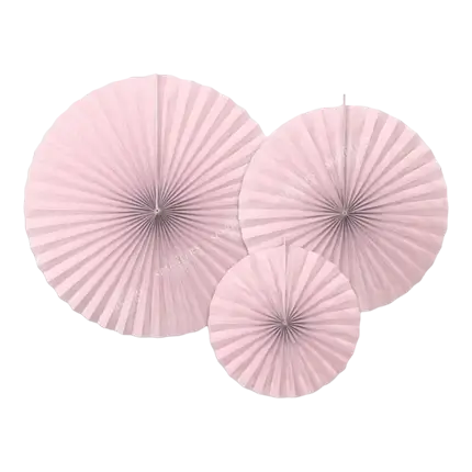 Decorative roses light pink (3 pieces)