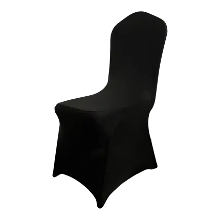 Black Wedding Chair Cover