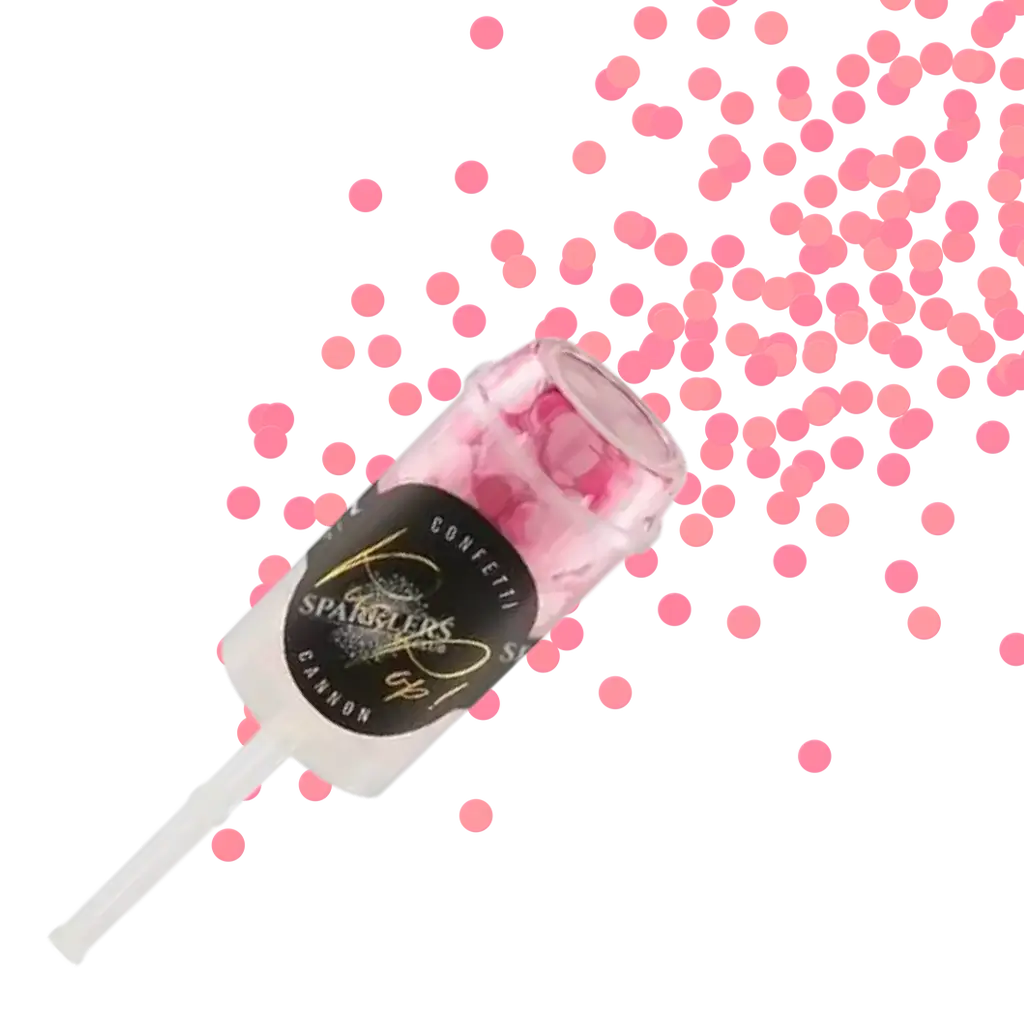 Pink push pop confetti