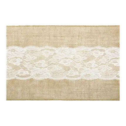 Burlap table runner, 0.28x2.75m