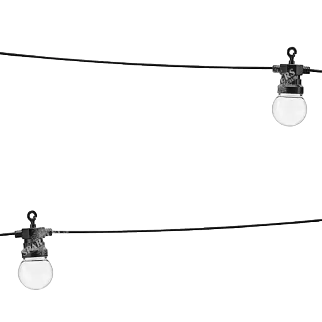 Retro LED garland 5 metres (warm white light)